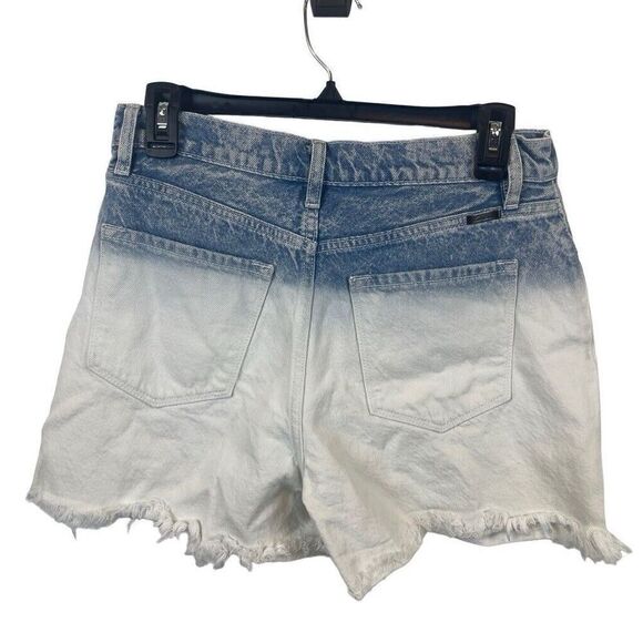 Kancan Size 26 White Blue Cut Off Distressed Denim Shorts‎ DistressedKC8711L - Picture 2 of 8
